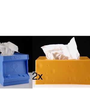 Lot of 2 Novelty Tissue Box Covers Bullseye's Playground™